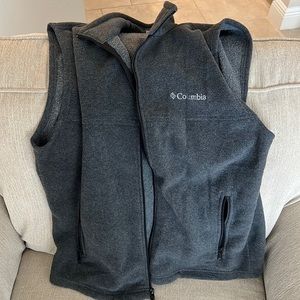Grey Columbia fleece vest
